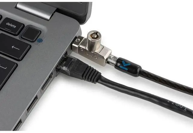 Alt view image 10 of 13 - Kensington Slim N17 2.0 Keyed Laptop Lock for Wedge-Shaped Slots K60500WW