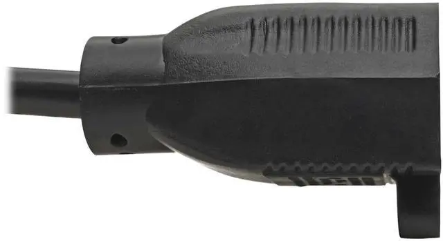 Alt view image 5 of 6 - Tripp Lite series NEMA 5-15R to C14 Computer AC Power Cable - 13A, 125V, 16 AWG, 1 ft. (0.31 m), Black