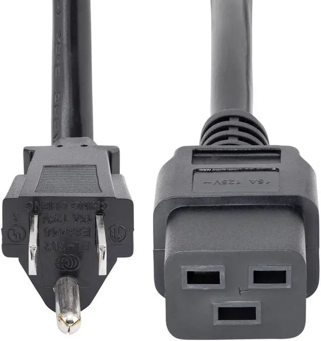 Alt view image 9 of 11 - StarTech.com PXT515C19143 3 ft. Computer power cord - NEMA 5-15P to C19, 14 AWG