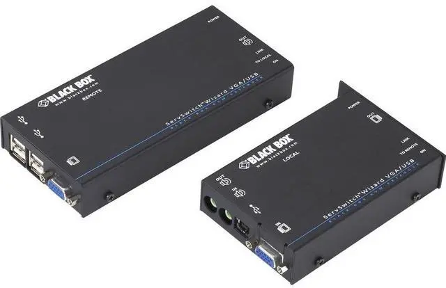 Alt view image 5 of 16 - Black Box ServSwitch Wizard USB KVM Extender With Audio