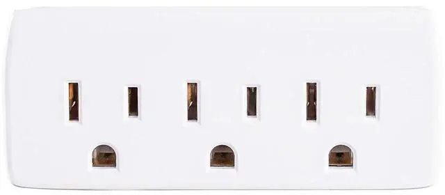 Alt view image 10 of 16 - CyberPower GT3W Straight 3 Outlet Adapter White