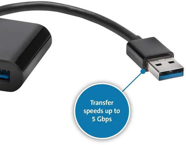 Alt view image 10 of 12 - Kensington Uh4000 Usb 3.0 4-Port Hub