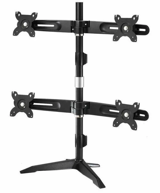 Alt view image 2 of 3 - AMER NETWORKS AMR4SU QUAD/4 MONITOR DESK STAND