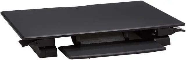 Alt view image 5 of 5 - AMRCT100 Sit-Stand Integrated Desk Workstation. Includes Grommet hole to support Grommet mounts and Keyboard tray.