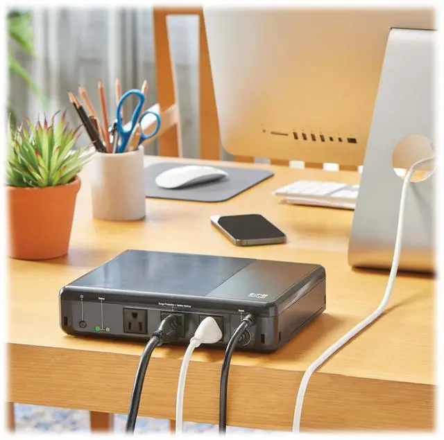 Alt view image 6 of 7 - Tripp Lite 350VA 210W 120V Standby UPS 3 Outlets Surge + Battery Backup BC350R