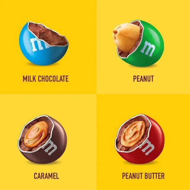 Alt view image 10 of 14 - M&M'S Fun-Size Milk Chocolate Candy Pack 19.41 oz. 35 Pieces (460668)