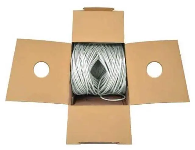 Alt view image 11 of 12 - Tripp Lite 1000ft Cat6 Bulk Ethernet Patch Cable Plenum White N22401KWHLP5