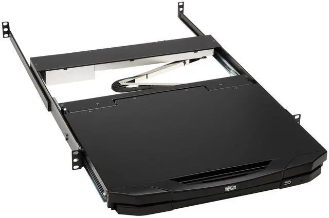 Alt view image 19 of 20 - Tripp Lite 1U Rack-Mount Short-Depth HDMI KVM Console with 18.5" LCD B021SWHDK