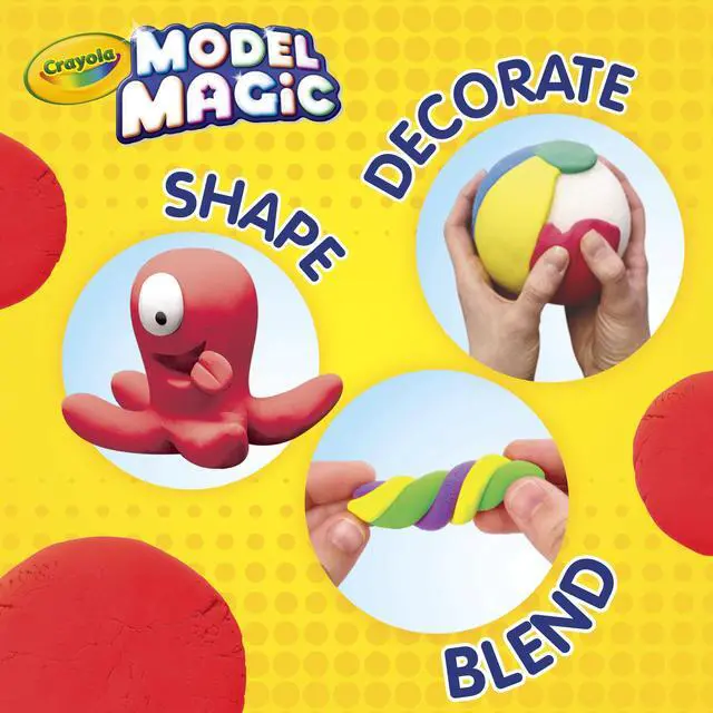 Alt view image 15 of 17 - Crayola Model Magic 4oz-Red