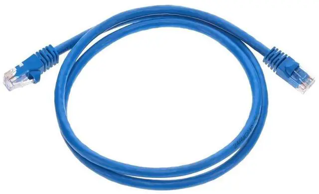 Alt view image 18 of 20 - Monoprice Cat6 Ethernet Patch Cable - Network Internet Cord - RJ45, Stranded, 550Mhz, UTP, Pure Bare Copper Wire, 24AWG, 3ft, Blue