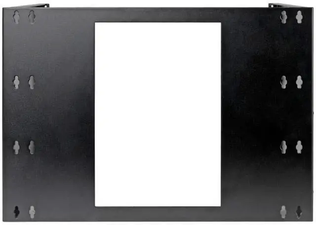 Alt view image 18 of 20 - Tripp Lite 8U Wall-Mount Bracket for Small Switches, Patch Panels Hinged - Black