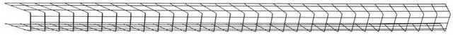 Alt view image 14 of 16 - Tripp Lite Wire Mesh Cable Tray 150x100x1500mm 2-Pack SRWB6410X2STR