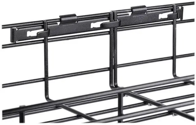 Alt view image 13 of 16 - Tripp Lite Wire Mesh Cable Tray 150x100x1500mm 2-Pack SRWB6410X2STR