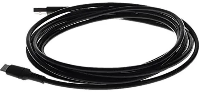 Alt view image 7 of 9 - AddOn 9.8ft USB-C to USB 2.0 A MM Sync and Charge Black Cable USBC2USB3MB