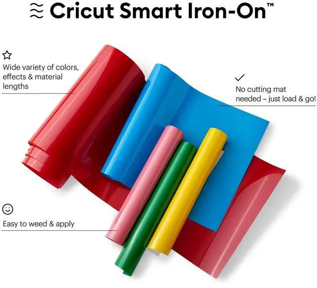 Alt view image 4 of 9 - CRICUT SMART IRON ON BLACK 13 IN X9 FT