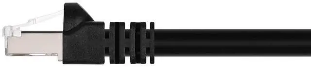 Alt view image 9 of 13 - Monoprice Cat6A Ethernet Patch Cable - 10 Feet - Black | Network Internet Cord - RJ45, 550Mhz, STP, Pure Bare Copper Wire, 10G, 26AWG