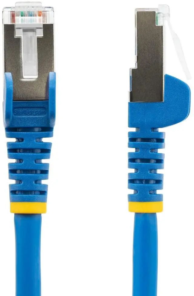 Alt view image 2 of 5 - StarTech 5ft CAT6a Snagless S/FTP Ethernet Cable Blue NLBL5FCAT6APATCH