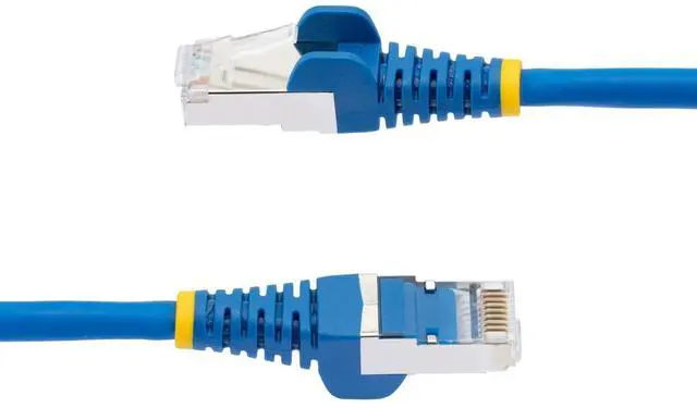 Alt view image 3 of 5 - StarTech 5ft CAT6a Snagless S/FTP Ethernet Cable Blue NLBL5FCAT6APATCH