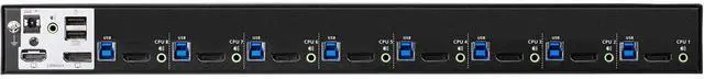 Alt view image 7 of 7 - ATEN CS19208 8-Port USB 3.0 4K DisplayPort KVM Switch with Rack Mounting Kit