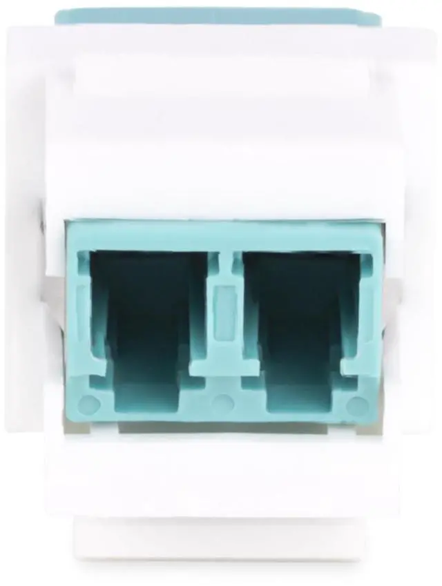 Alt view image 3 of 7 - StarTech LC to LC Coupler LC Fiber Coupler LC/UPC Duplex Keystone Jack Fiber Optic Keystone Coupler for Patch Panel