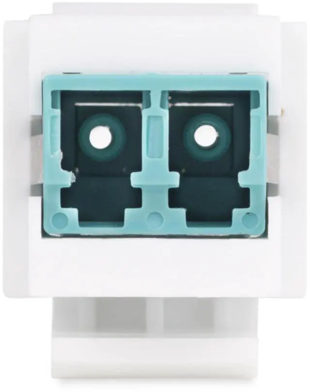 Alt view image 5 of 7 - StarTech LC to LC Coupler LC Fiber Coupler LC/UPC Duplex Keystone Jack Fiber Optic Keystone Coupler for Patch Panel