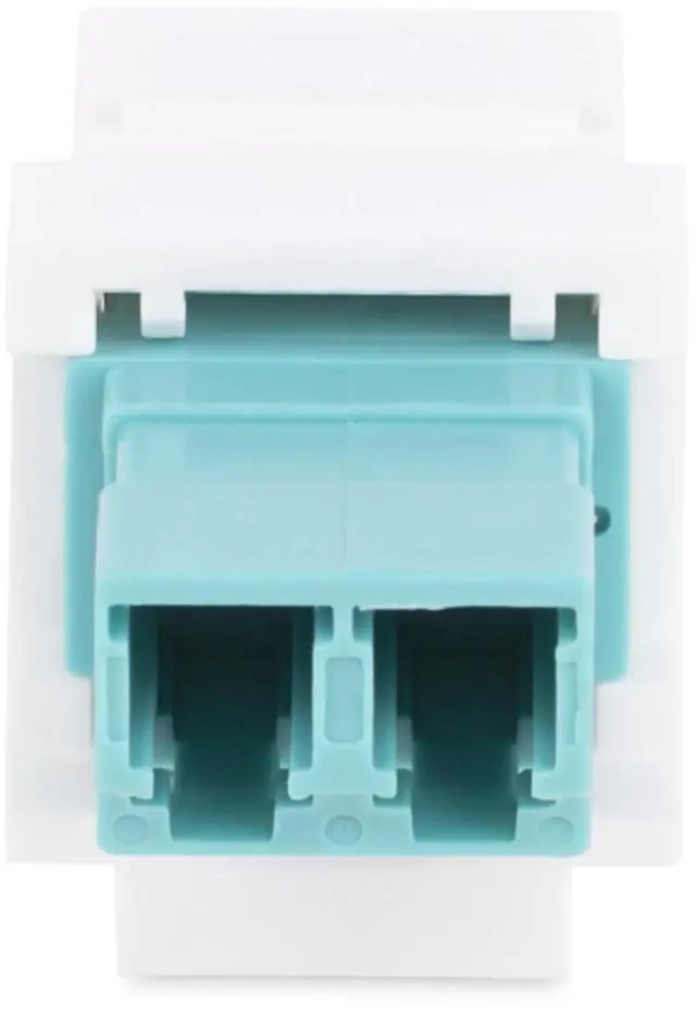 Alt view image 4 of 7 - StarTech LC to LC Coupler LC Fiber Coupler LC/UPC Duplex Keystone Jack Fiber Optic Keystone Coupler for Patch Panel