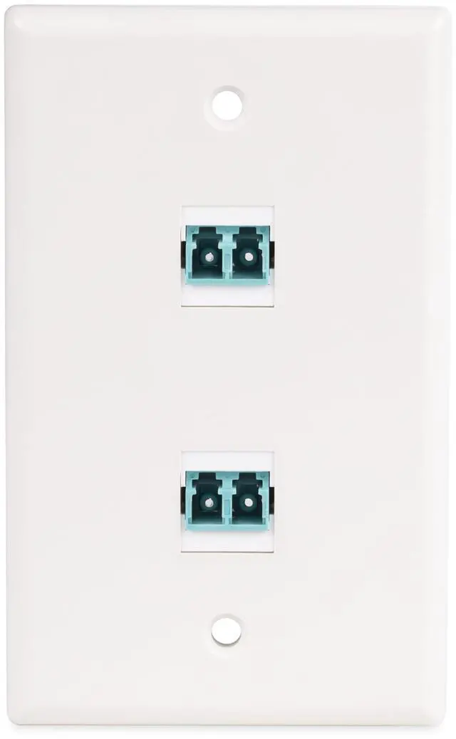 Alt view image 6 of 7 - StarTech LC to LC Coupler LC Fiber Coupler LC/UPC Duplex Keystone Jack Fiber Optic Keystone Coupler for Patch Panel