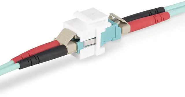 Alt view image 7 of 7 - StarTech LC to LC Coupler LC Fiber Coupler LC/UPC Duplex Keystone Jack Fiber Optic Keystone Coupler for Patch Panel