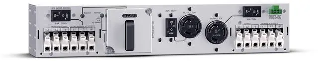 Alt view image 9 of 12 - CyberPower MBP63A2 Maintenance Bypass PDU, 200-240V/63A, 3 Outlets, 2U Rackmount
