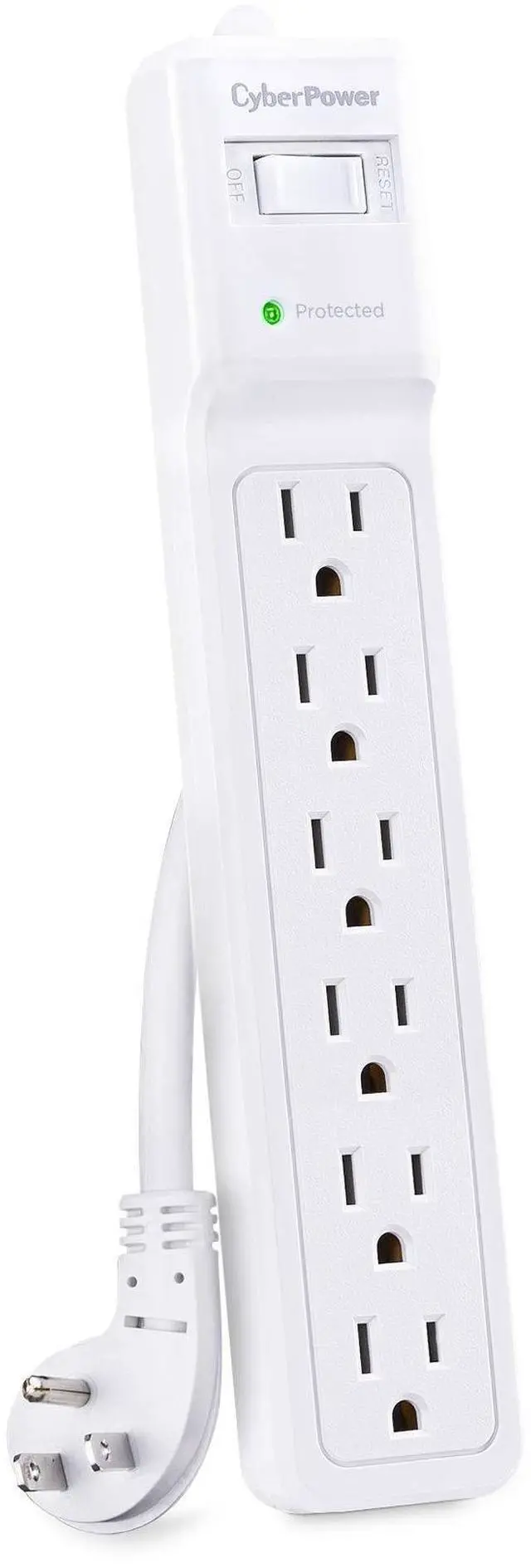 Alt view image 12 of 14 - CyberPower B615 Essential 6 Outlet Surge with 1500 J