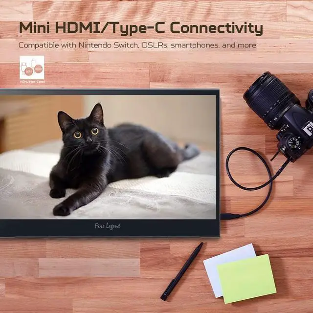 Alt view image 13 of 16 - AOPEN 16PM6Q 15.6" FHD 1920x1080 USB-C Portable IPS Monitor UMZP6AA003
