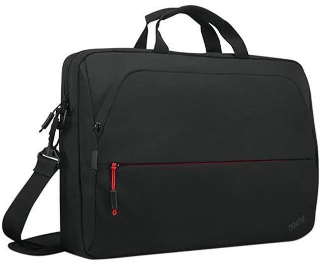 Alt view image 5 of 11 - lenovo carrying case for 13" to 14" - black - polyester, polyethylene terephthalate (pet) - shoulder strap - 10.4" height x 14.6" width x 2" depth