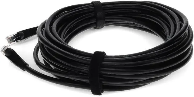 Alt view image 11 of 16 - AddOn Cat6 Straight UTP PVC Copper Patch Cable, 50ft - Black