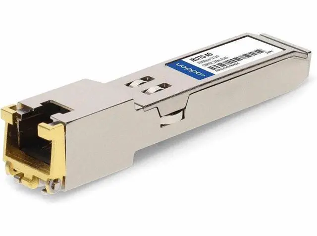 Alt view image 7 of 11 - AddOn HP SFP (mini-GBIC) Module 1 RJ-45 10/100/1000Base-TX Network LAN J8177D-AO