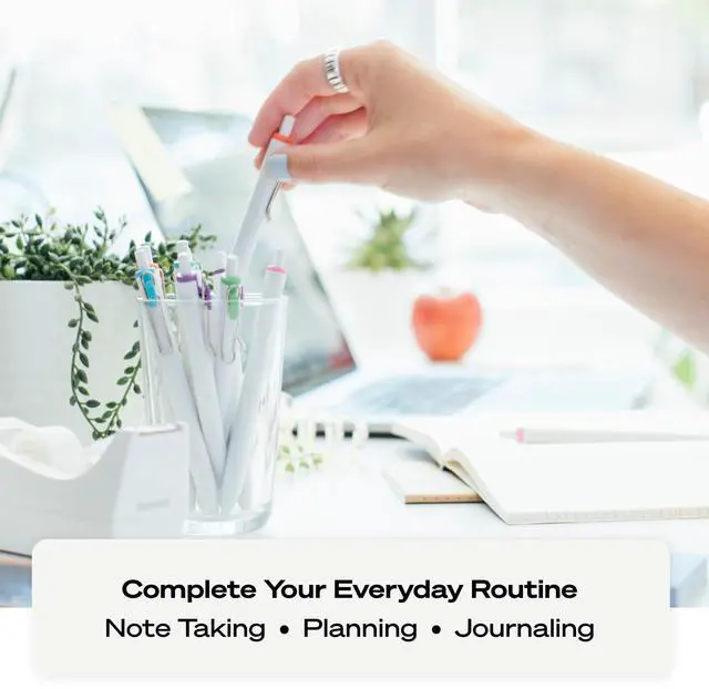 Alt view image 14 of 14 - uni-ball uni one Retractable Gel Pens Medium Point 0.7mm Assorted Ink 5/Pack (70381)