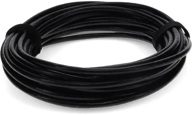 Alt view image 13 of 16 - AddOn Cat6 Straight UTP PVC Copper Patch Cable, 50ft - Black