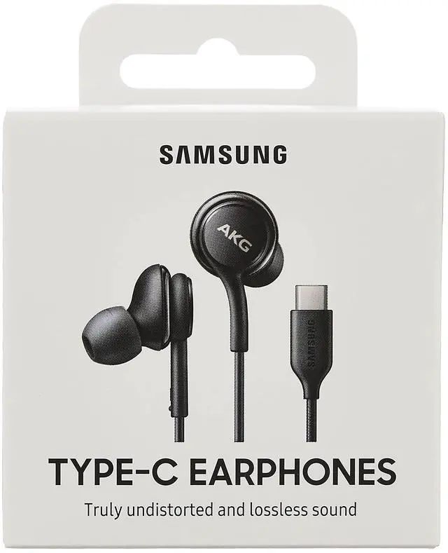 Alt view image 19 of 20 - Samsung Type-C Earphones Tuned by AKG w/ Ear Gels For Galaxy Note 10 - Black