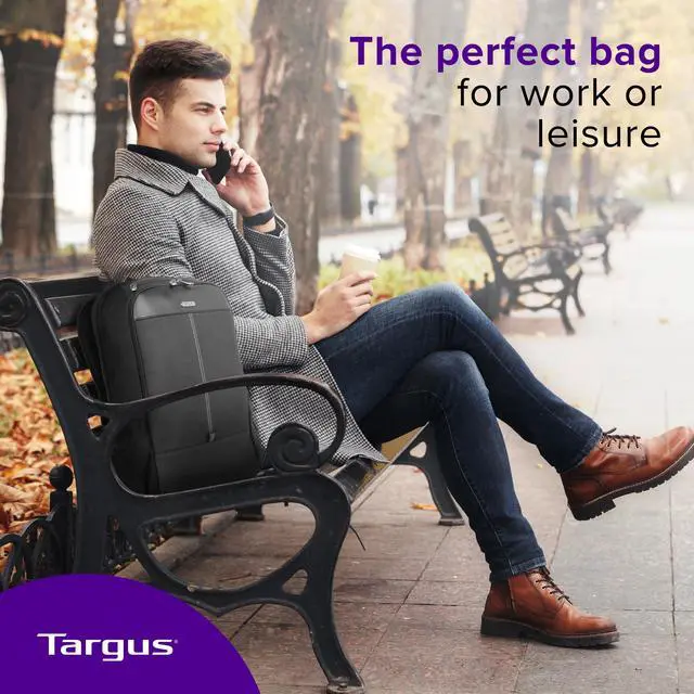 Alt view image 12 of 13 - Targus Classic Carrying Case Backpack for 17" to 17.3" Notebook, Smartphone, Accessories Black