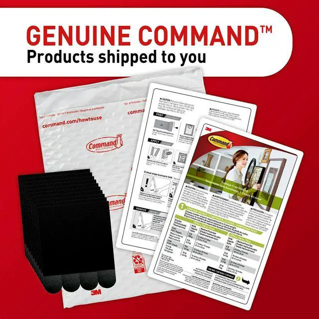 Alt view image 9 of 14 - Command Large Picture Hanging Strips 20/Pack (17206BLK-20NA)