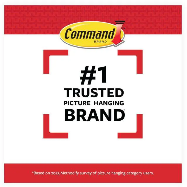 Alt view image 13 of 14 - Command Large Picture Hanging Strips 20/Pack (17206BLK-20NA)