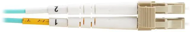 Alt view image 7 of 7 - Tripp Lite 10Gb Duplex Multimode 50/125 OM3 OFNP Fiber Patch Cable (LC/LC)