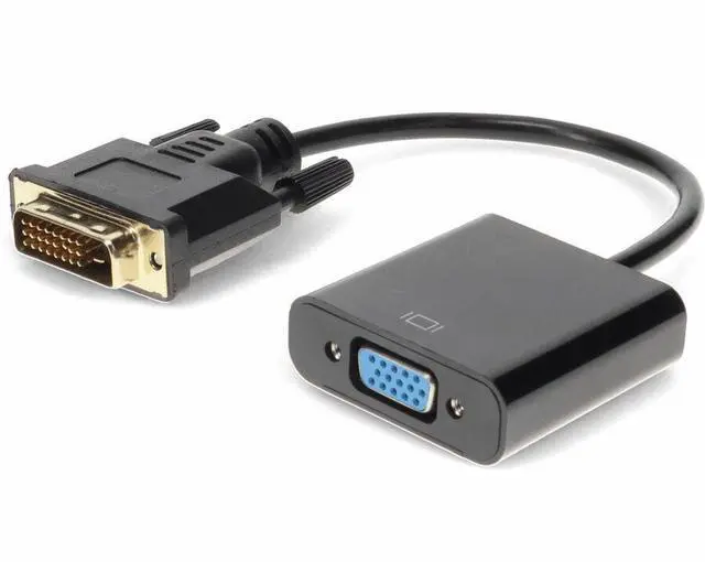 Alt view image 3 of 3 - Bulk 5 Pack DVI-D to VGA Active Converter Adapter Cable - M/F DVIDS2VGAA-5PK
