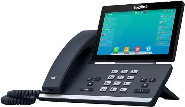 Alt view image 5 of 5 - Yealink SIP-T57W IP Wall Mountable Desktop Prime Business Phone, Classic Gray