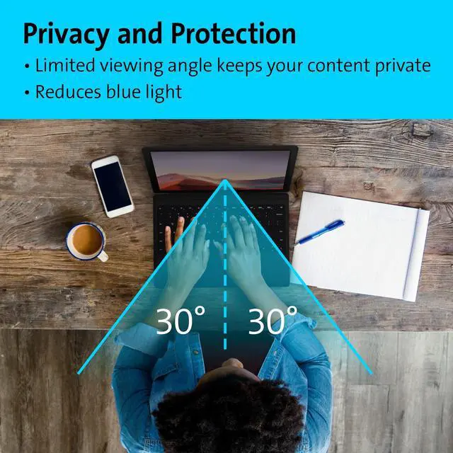 Alt view image 14 of 15 - Kensington MagPro Elite Magnetic Privacy Screen for Surface Laptop 3 15" - For 15"LCD Notebook - Fingerprint Resistant - Anti-glare - TAA Compliant