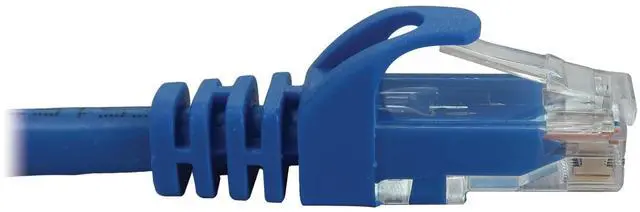 Alt view image 13 of 13 - Tripp Lite Cat6a 10G Snagless Molded UTP Ethernet Cable (RJ45 M/M), PoE, Blue, 5 ft. (1.5 m) - 5 ft Category 6a Network Cable for Network Device, Switch, Patch Panel, Server, Router, Hub, Computer, Pr