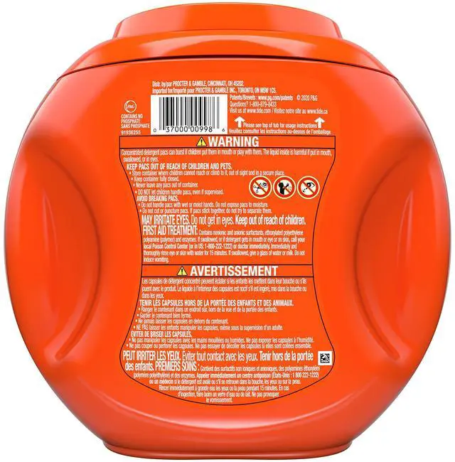 Alt view image 3 of 8 - PODS Laundry Detergent HE Compatible Clean Breeze 36 oz Tub 42 Pacs/Tub 80367521