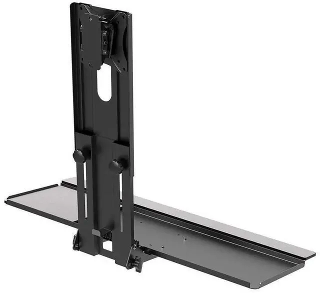 Alt view image 17 of 19 - Monoprice Workstation Wall Mount for Keyboard and Monitor