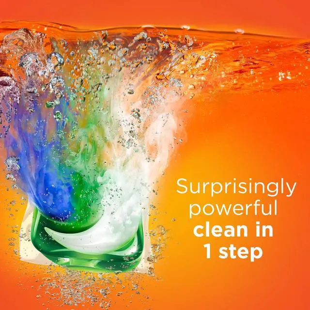 Alt view image 8 of 8 - PODS Laundry Detergent HE Compatible Clean Breeze 36 oz Tub 42 Pacs/Tub 80367521