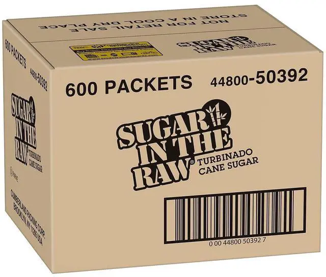 Alt view image 3 of 5 - Sugar In The Raw SMU50392 Molasses Turbinado Cane Sugar, Packets, 600/Carton