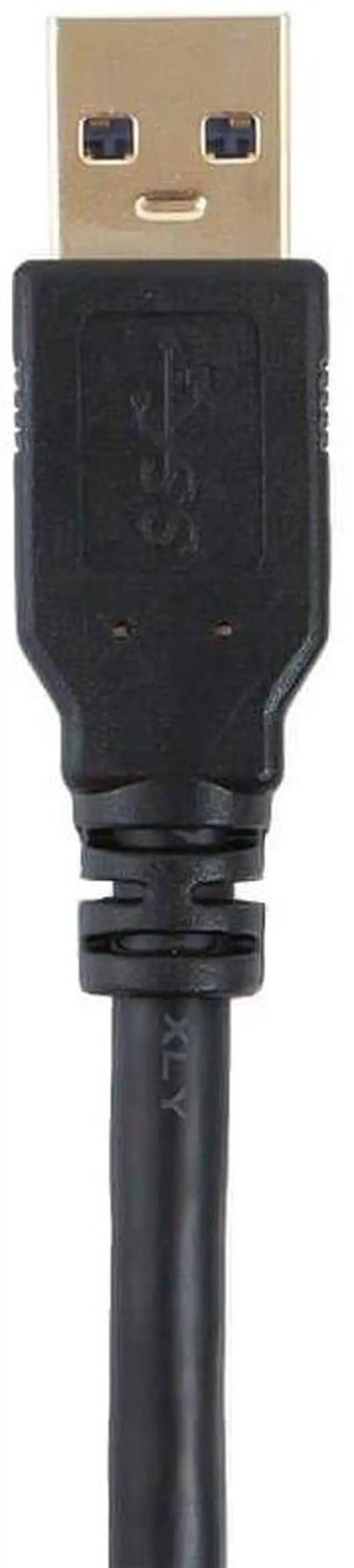 Alt view image 13 of 14 - Monoprice USB 3.0 Type-A Male to Type-A Female Extension Cable - 6 Feet - Black | Use with PlayStation, Xbox, Oculus VR, USB Flash Drive, Card Reader, Hard Drive, Keyboard